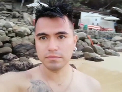 I came spontaneously to jets taking a rich vaca in Puerto Escondido Oaxaca