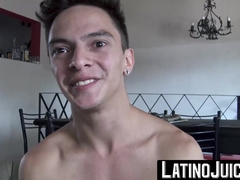 Fetching sweetie Tincho gasps on my fuck-stick after I caress his god like figure