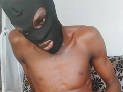 Mandigo_in_waps lubing up my BIG BLACK COCK observe me get rigid,his truly packaging strong