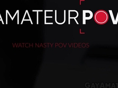 Damon Heart moans as CEO Manuel Skye tears his ass in the office