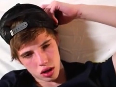 Sweet Skater Boy Wank Long Cock & Cum