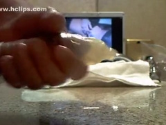 100421 Piss Condom Explodes Unexpectedly