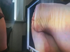 Amateurboys schlong cropping jism praise to Swedish Domme wondrous soles