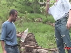 Sparta - Butt Banged Farmers Love To Get Their Asses Drilled Outdoors! 10 Min