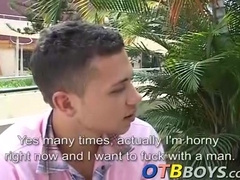 Sofa bareback party with two sexy latinos Gael and Adrian