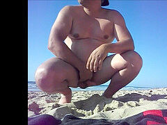 lilian77 naked in the beach 01