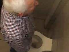 Old Greek man piss station