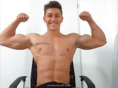 Angelo Fit showing off on cam