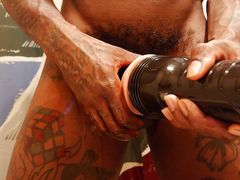 Big Black Hairy Cock Cumshot Tall Dark Chocolate Hallelujah Johnson