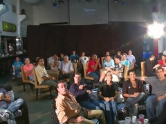 Watch this hot stud take on a big-dicked stud with a big-dicked face