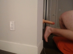 School Schoolgirl Practising Railing a Pony Dick Sized Faux-Cock