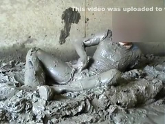 Concrete underpass slimy mud - uncensored version