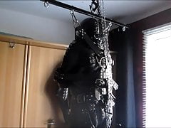 Hanging Leather Gimp Bondage