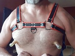 Gay nipple pig for hung muscle stud
