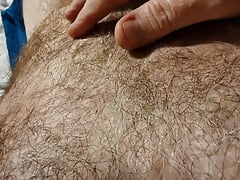 A Sunday morning very verbal rub through my hairy body and wetting it with nice hot piss