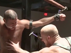 Luke enjoys teasing Nick with his collection of electrifying sex toys