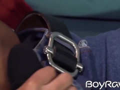 Skinny Ebony Twink Giorgio Angelo Stuffs Dildo And Jerks Off