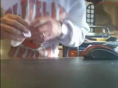 old bearded grandpa shooting his load 10