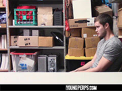 YoungPerps - Beefy stud plumbed rock hard by mall cop after trying to steal bounty for g