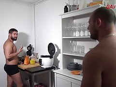 Trailer Dimitri Venum bareback fucks roommate Andre Madd