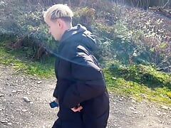 Cute guy hesitates to suck a dick