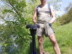 Gay bike, gay nature, balls