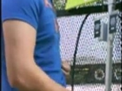 Home Depot Bear Jacks Off in the Garden Center