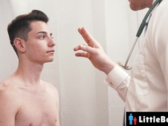 Propped up By Humungous Dangling Scrotum and Ginger Crimson Hair - Littleboi