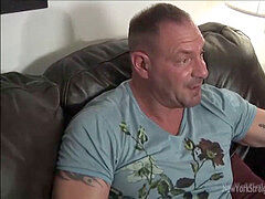 Oral job, fag, chubbyoralsub