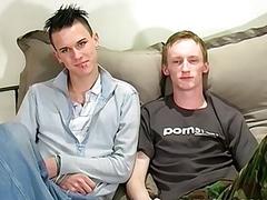 Emo twinks cock sucking and ball licking