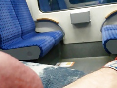 Feetlover812 cum in public Train