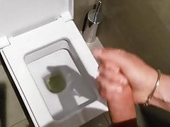 Hotel bathroom masturbation
