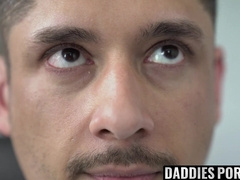DaddiesPorno.com - Tricking your stepdaddy to get a taste of his enormous shaft