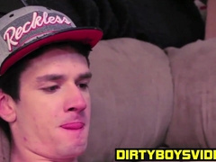 Homosexual besties enjoy some deep anal dick probing