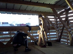 Video with Romantik fucked raw by Maxecne outdoor exhibit