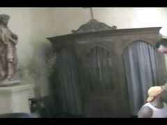 Amazing exhib sex risky at the church