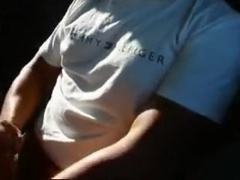 A man shows his cock in Public from Truck