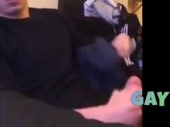 Cute guy jerks his big cock off 3