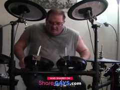 Kinky Italian Mature Bear Bangs Crossdresser