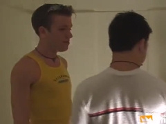 White Twink Have Intense Anal Sex With His Friend In The Bathroom After Sucking Him