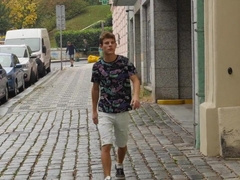 Junior Boy Takes 2 Weenies - John, Roque And Ollie