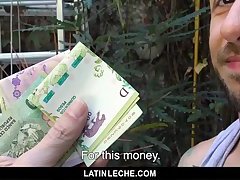 LatinLeche - Two hotel strangers agree to fuck on cam for cash