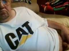 old man jerking in chat
