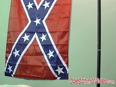 Hairy amateur gay dude smokes and strokes his cock solo