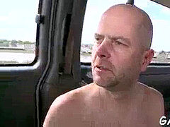 nasty salami railing inside a car