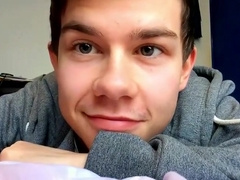 (bw) Rhys Chatting And Jerking His Horse Cock