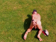 Uncut, Unmasked Male Slave Exposed During 1. Outdoor Party Got Enema Stretch His C*nt Untill Bottle Fits 4 Min