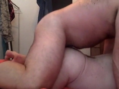 Fat Amateur Bear Loves Cock in His Hole