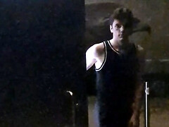 Horny boys Pavel and Silvio have a quick fuck in the highway's toilet