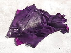 trample & crush soil on purple 4 dress